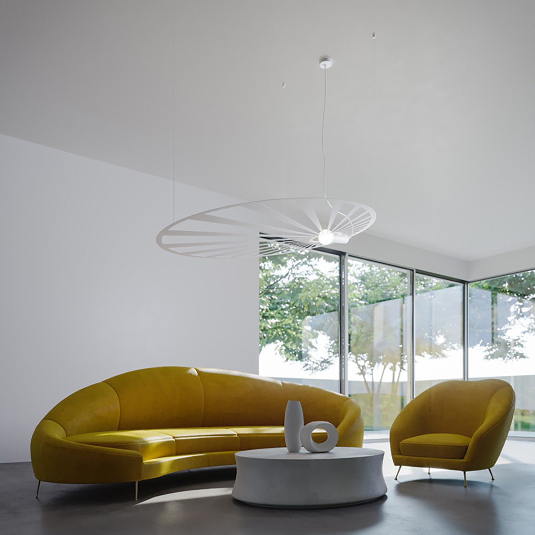 Lampa wisząca LEHDET biała - 13744