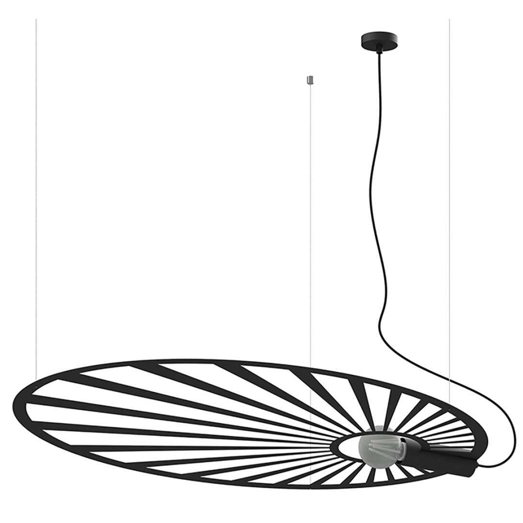 Lampa wisząca LEHDET czarna - 13753