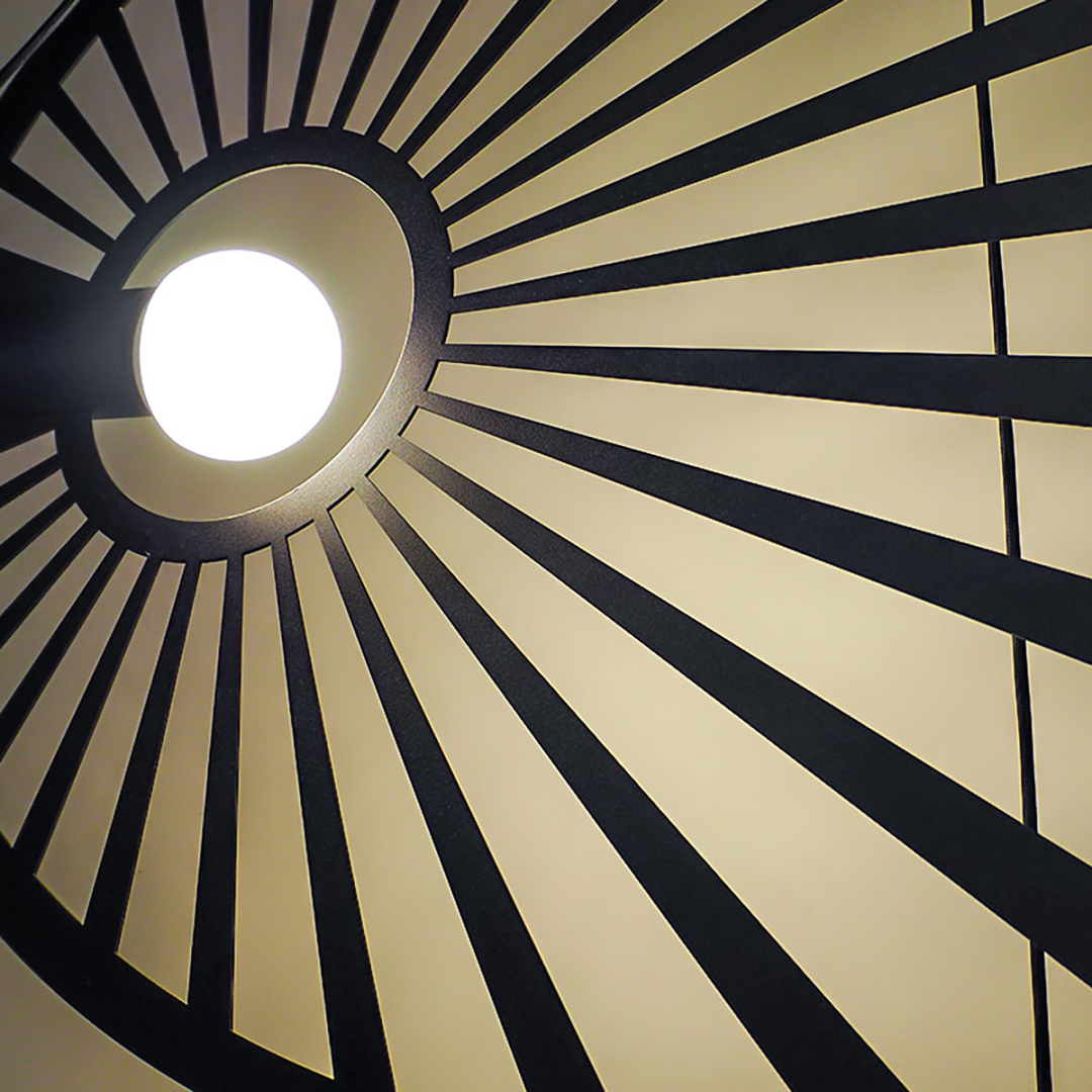 Lampa wisząca LEHDET czarna - 13757