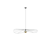 Lampa wisząca ESKOLA 70 czarna