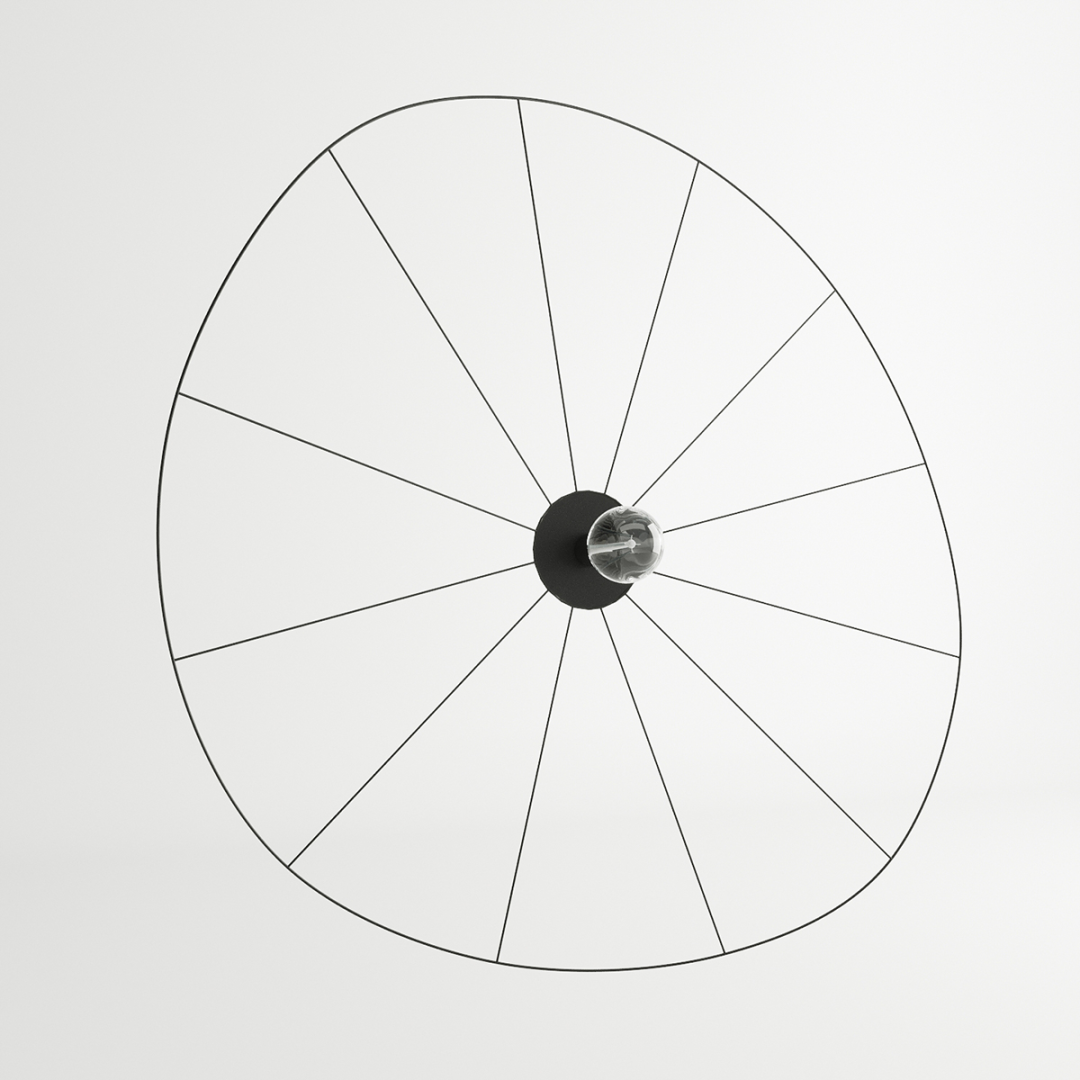 Kinkiet / Plafon ESKOLA 110 czarny - 13830