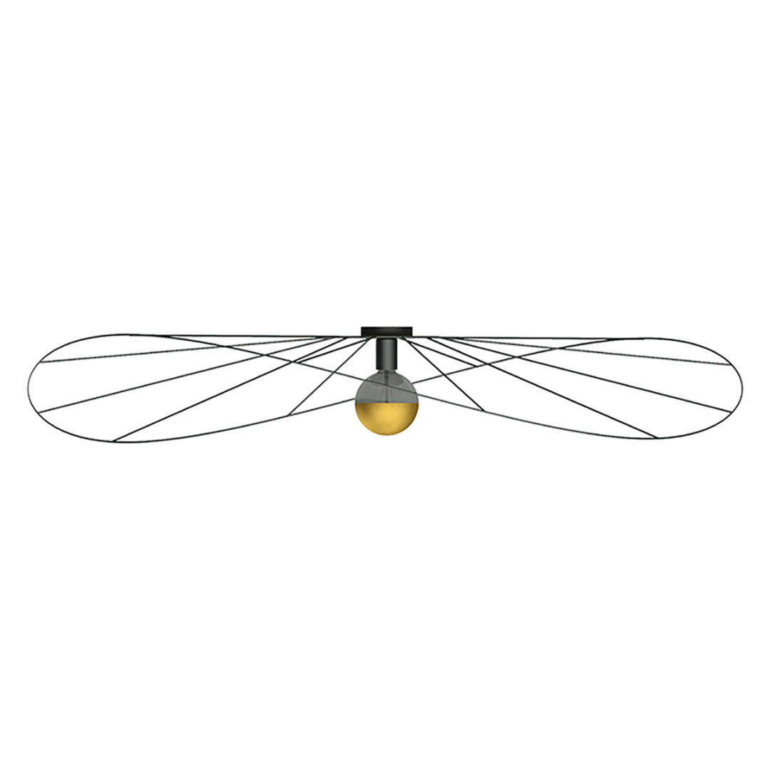 Kinkiet / Plafon ESKOLA 140 czarny - 13835