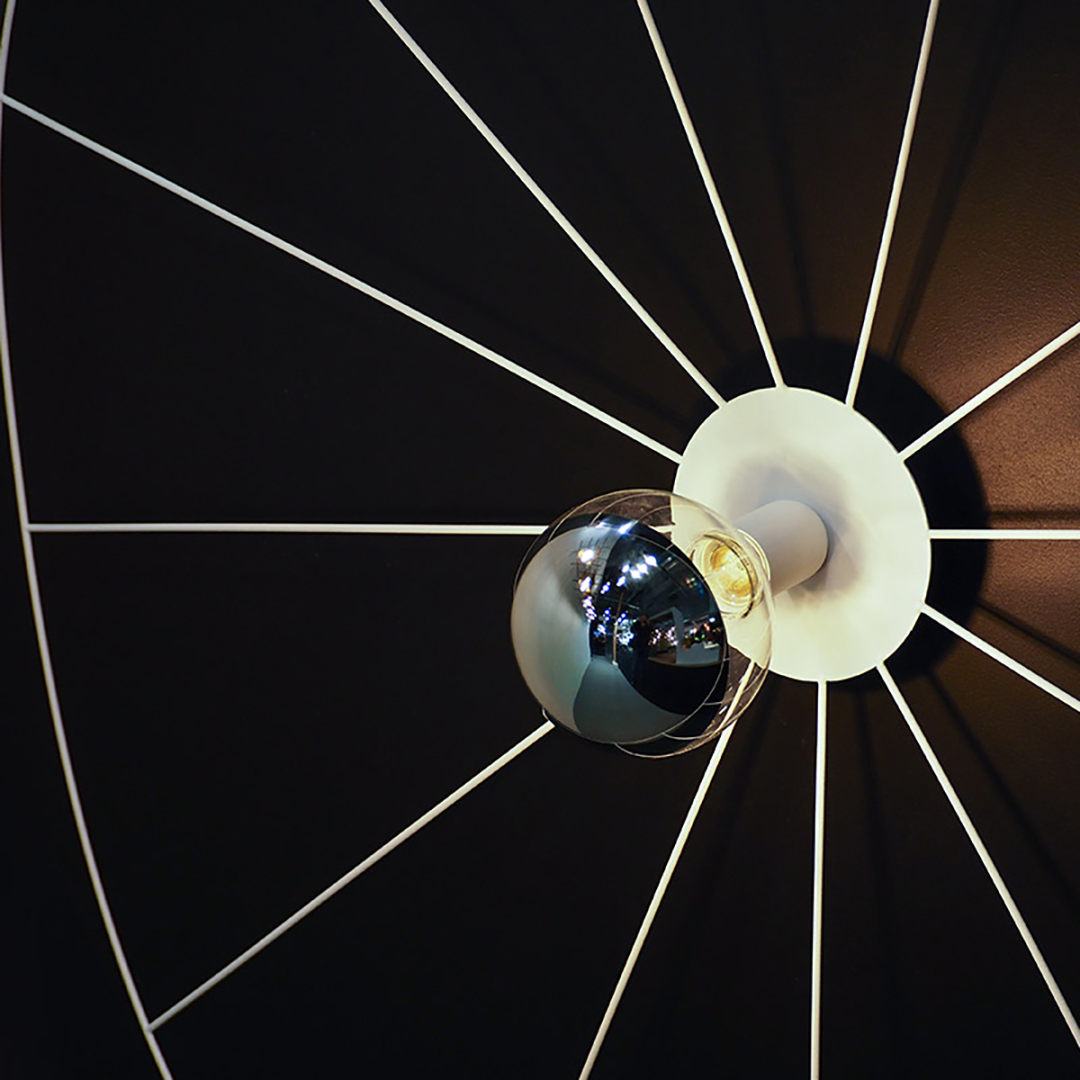 Kinkiet / Plafon ESKOLA 140 czarny - 13840