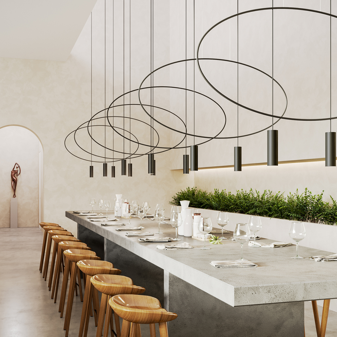 Lampa wisząca HOLAR 1 czarna - 13849