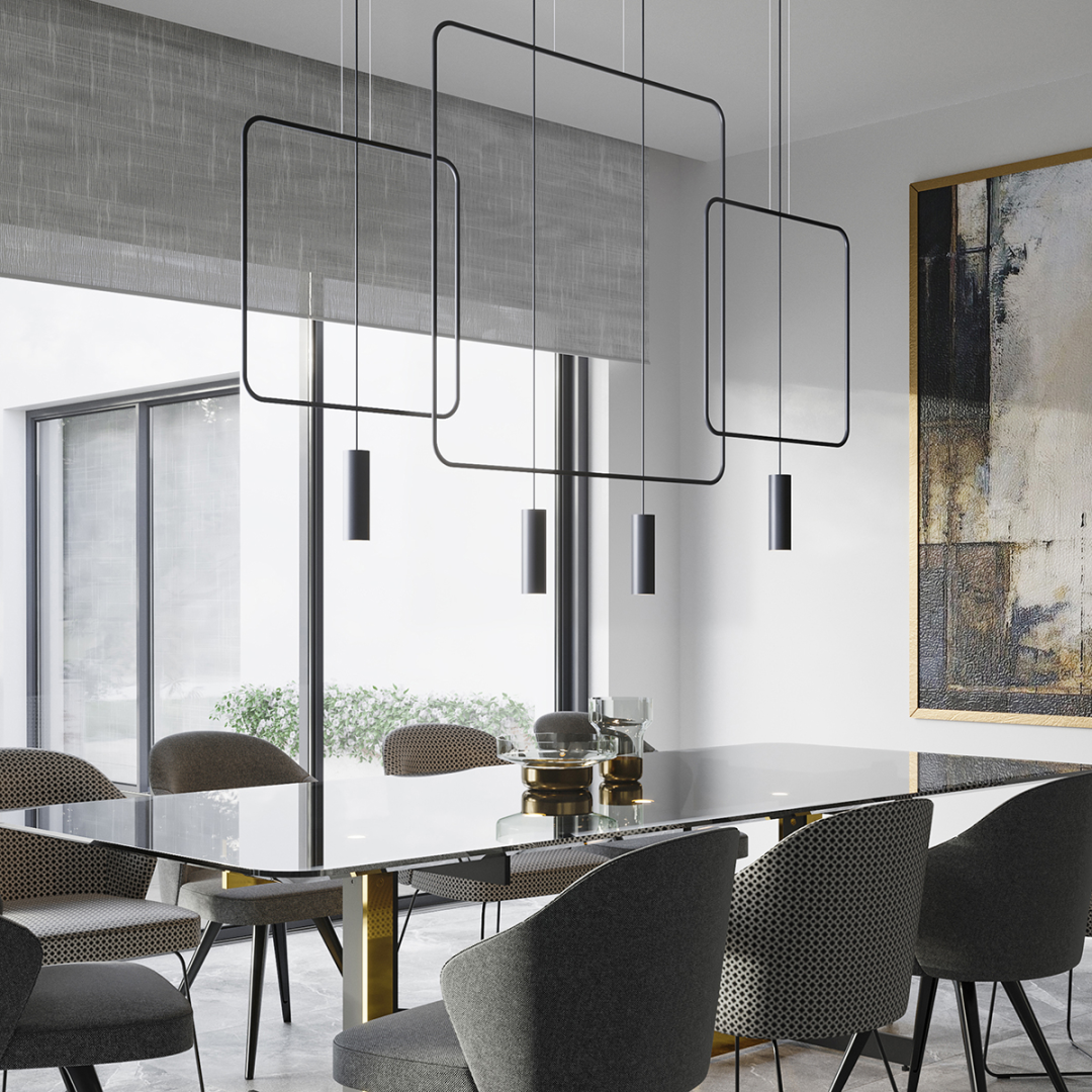 Lampa wisząca RANA 1 czarna - 13866