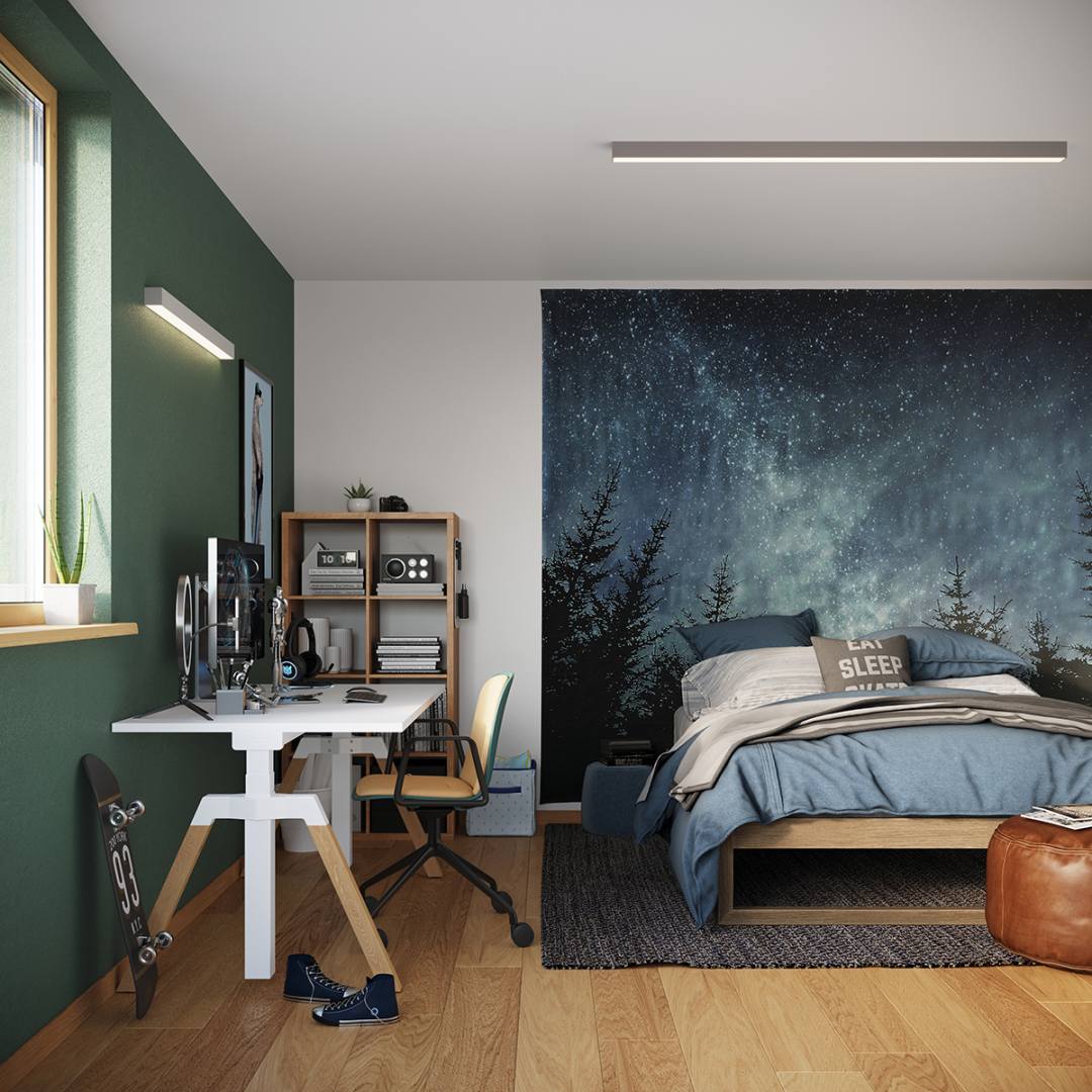 Plafon PINNE 67 szary 4000K - 14081