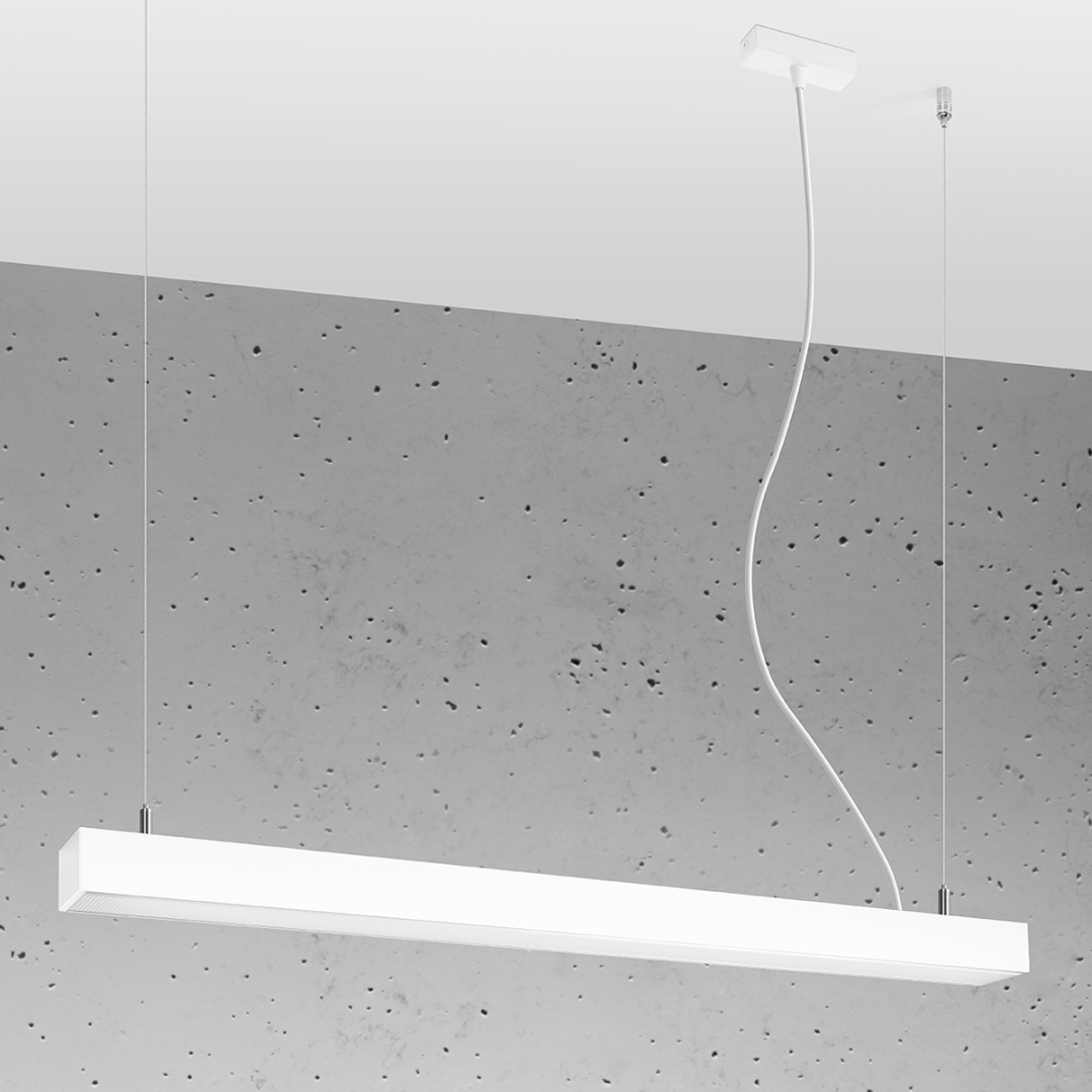 Lampa wisząca PINNE 90 biała 3000K - 14094