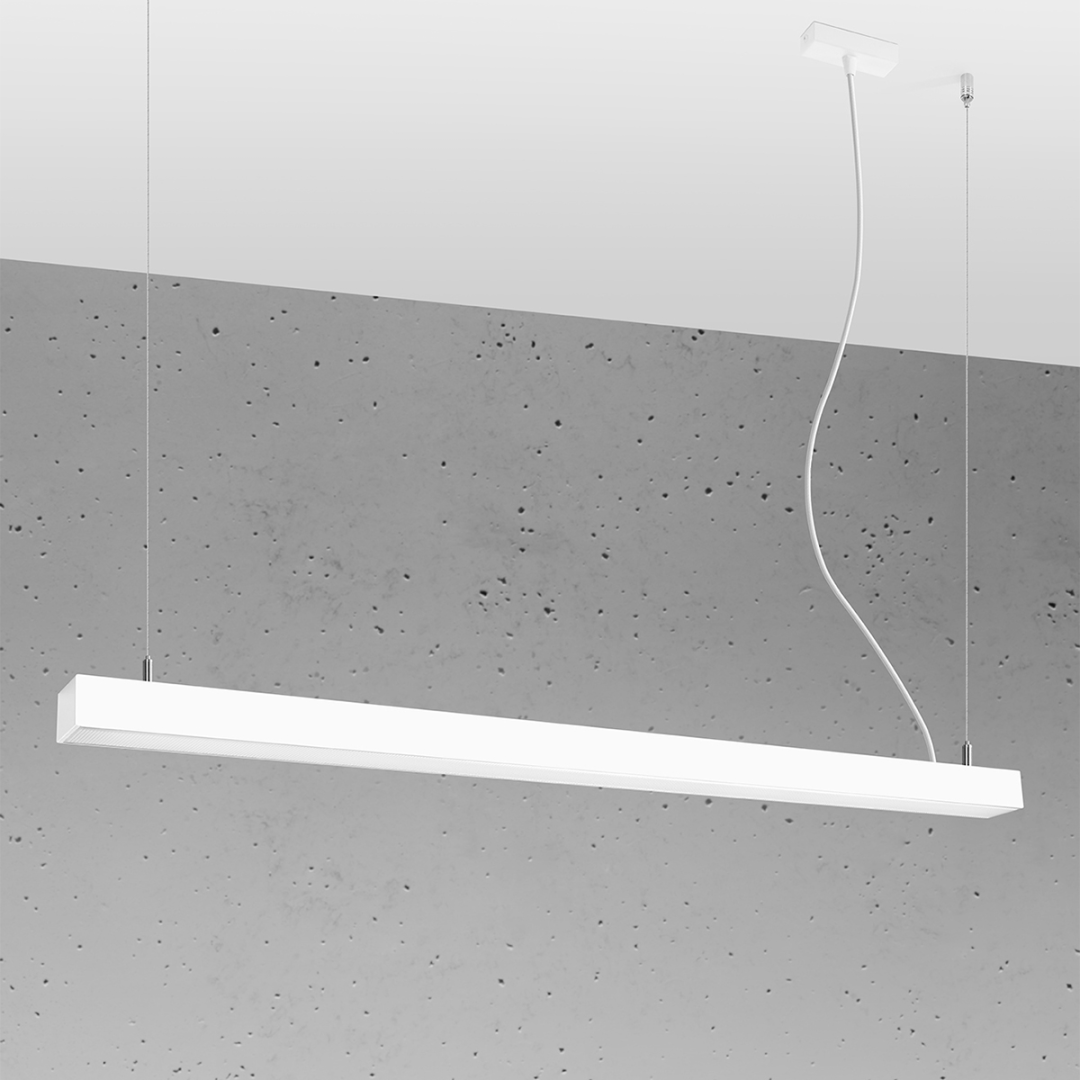 Lampa wisząca PINNE 117 biała 4000K - 14343