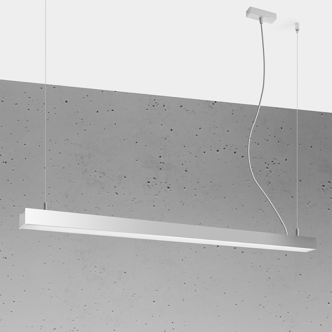 Lampa wisząca PINNE 117 szara 4000K - 14369