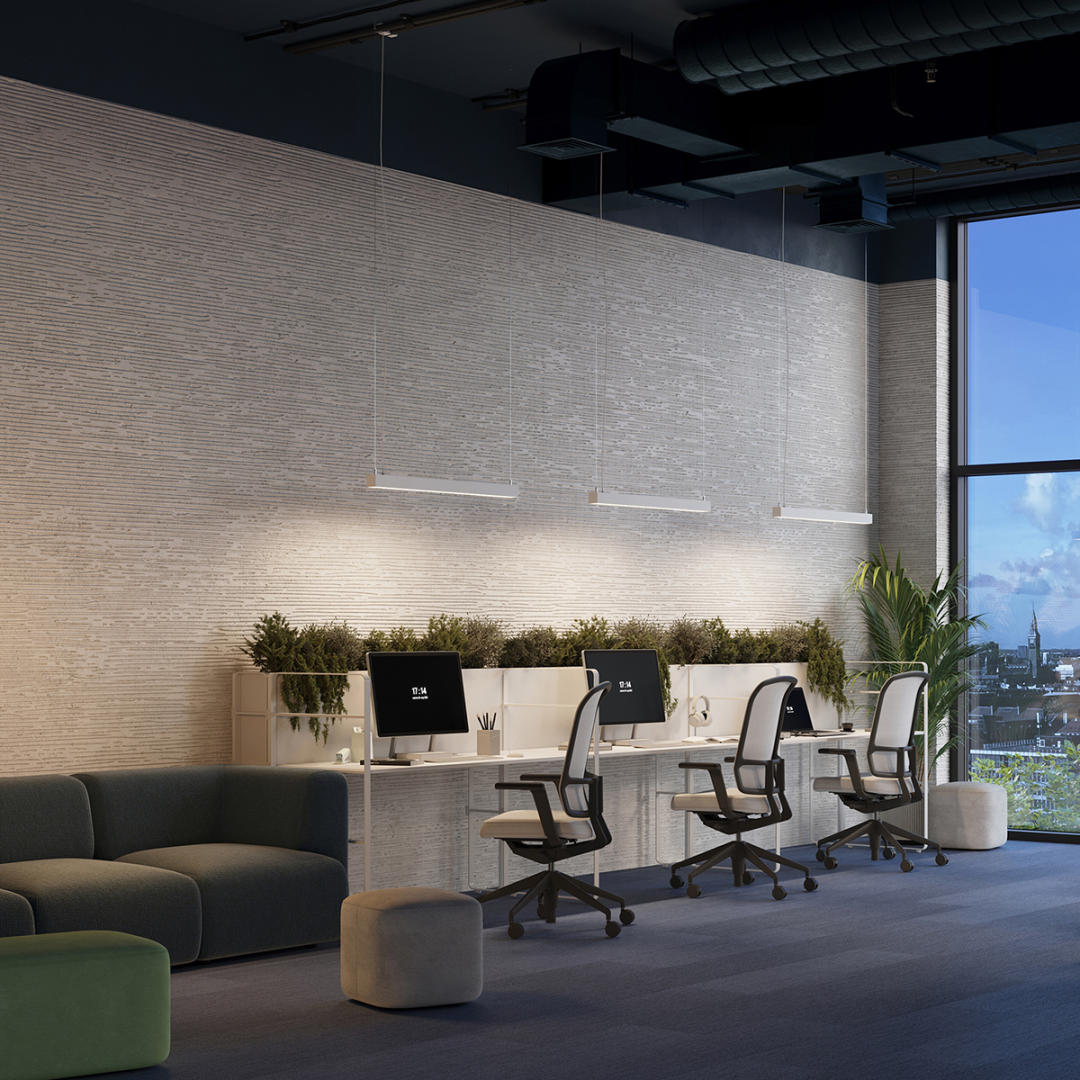 Lampa wisząca PINNE 150 biała 3000K - 14513