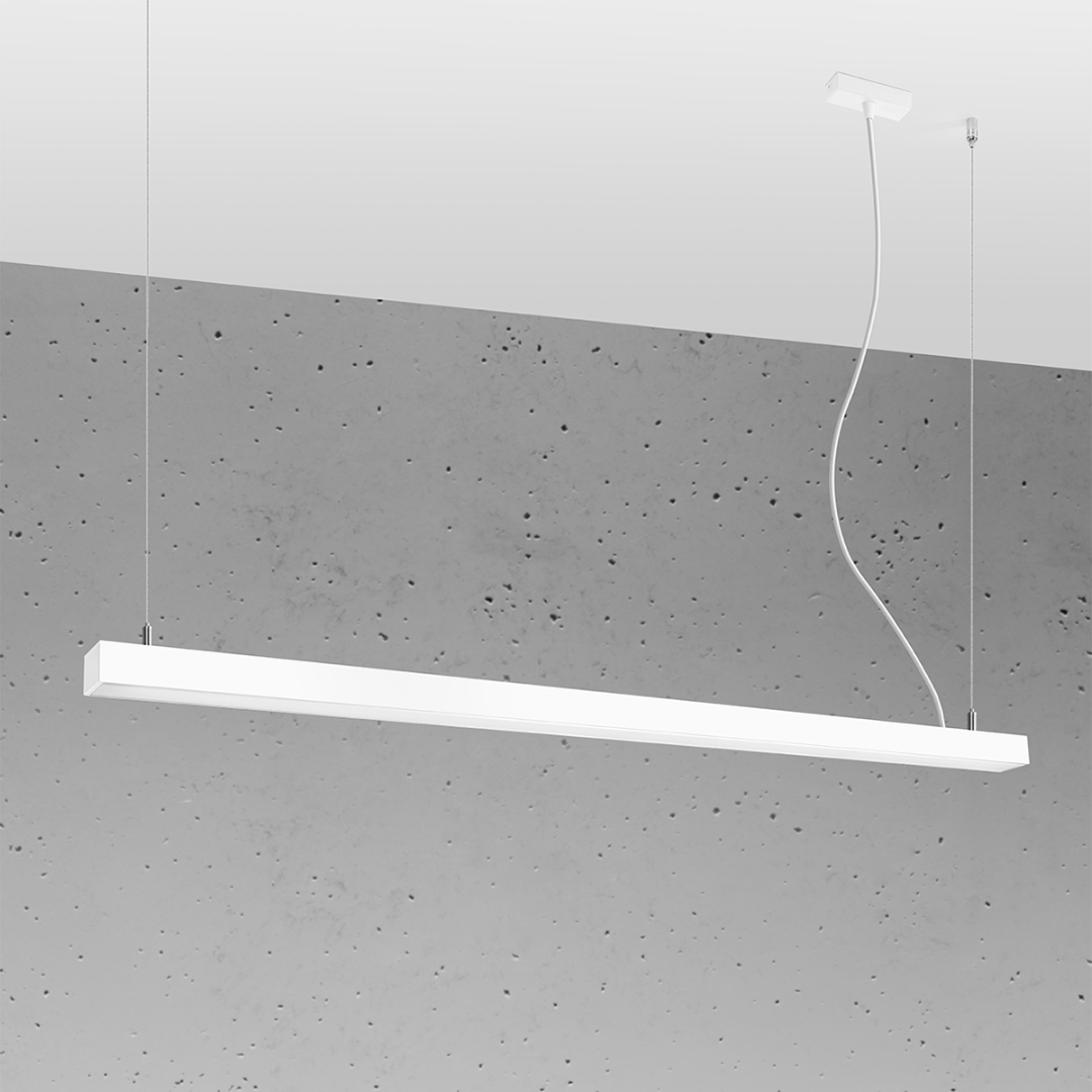 Lampa wisząca PINNE 150 biała 3000K - 14514