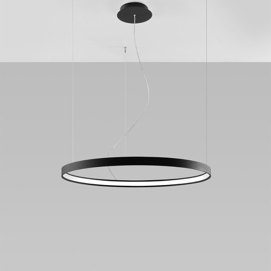 Żyrandol RIO 78 czarny LED 3000K - 14724