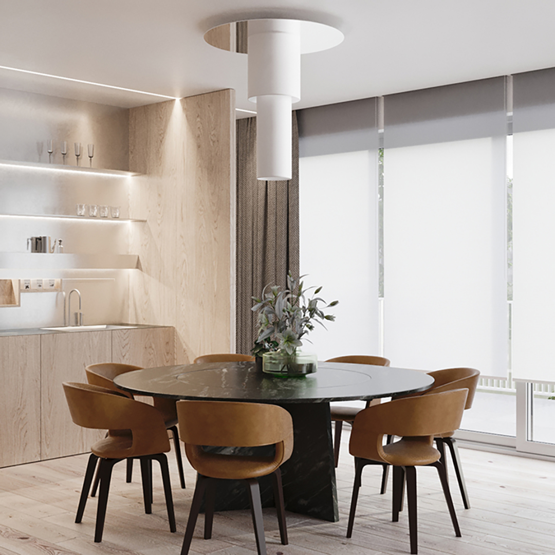 Plafon TVAROR biały - 15242