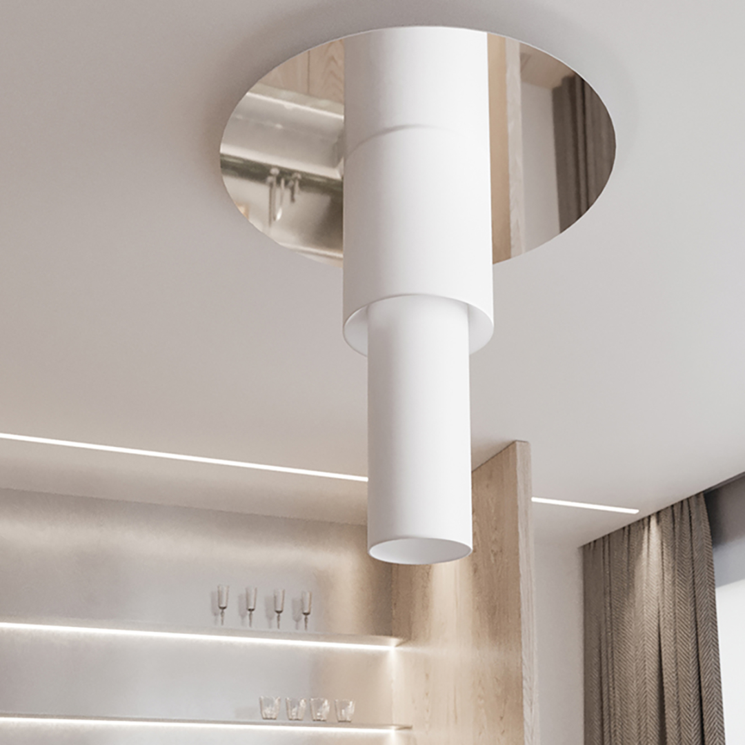 Plafon TVAROR biały - 15243