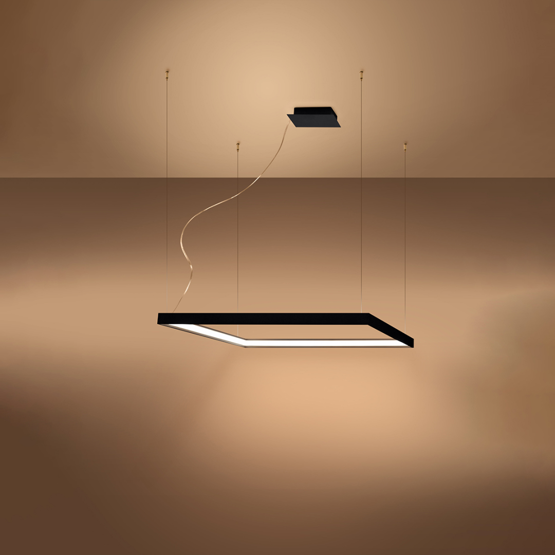 Żyrandol NELYA M czarny LED 3000K - 15319