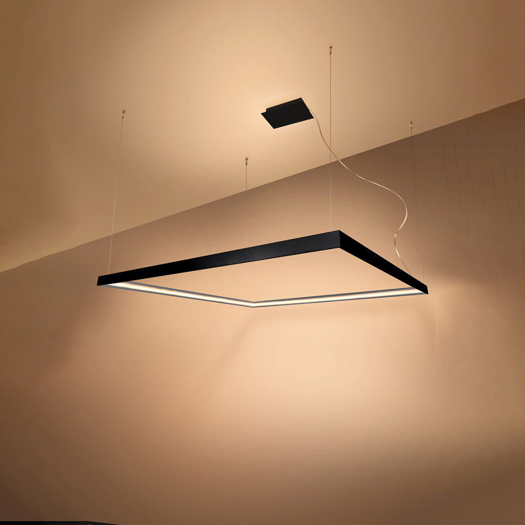 Żyrandol NELYA M czarny LED 3000K - 15320