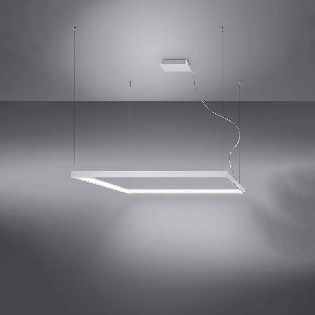 Żyrandol NELYA L biały LED 4000K - 15407