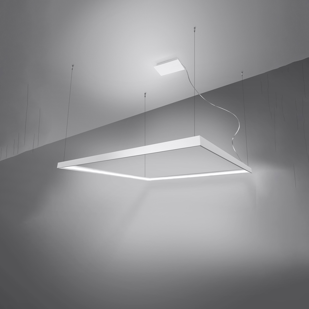 Żyrandol NELYA L biały LED 4000K - 15408