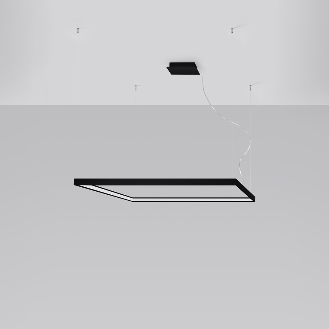 Żyrandol NELYA L czarny LED 4000K - 15417