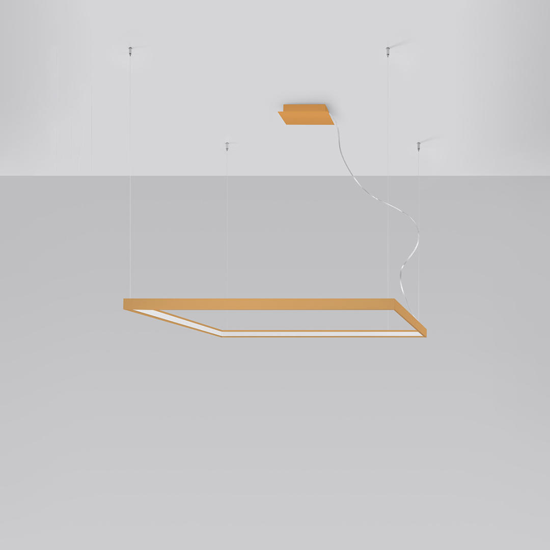 Żyrandol NELYA L złoty LED 4000K - 15428