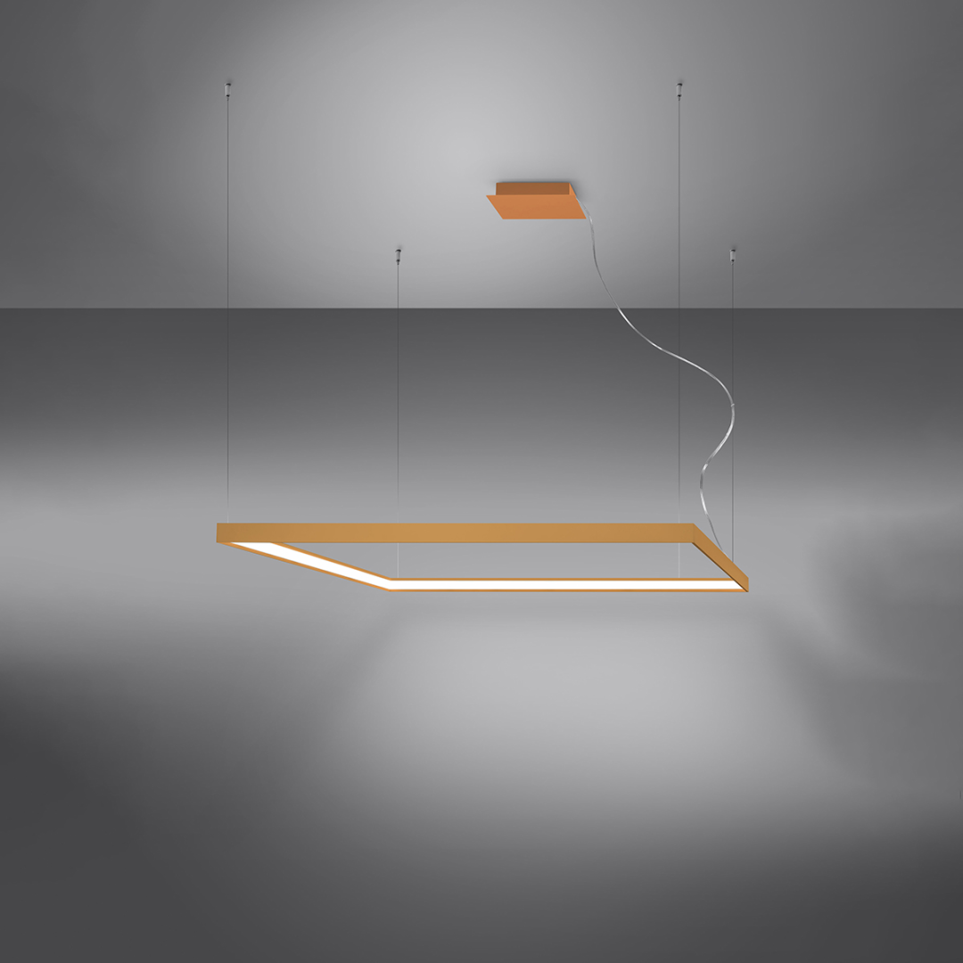 Żyrandol NELYA L złoty LED 4000K - 15429