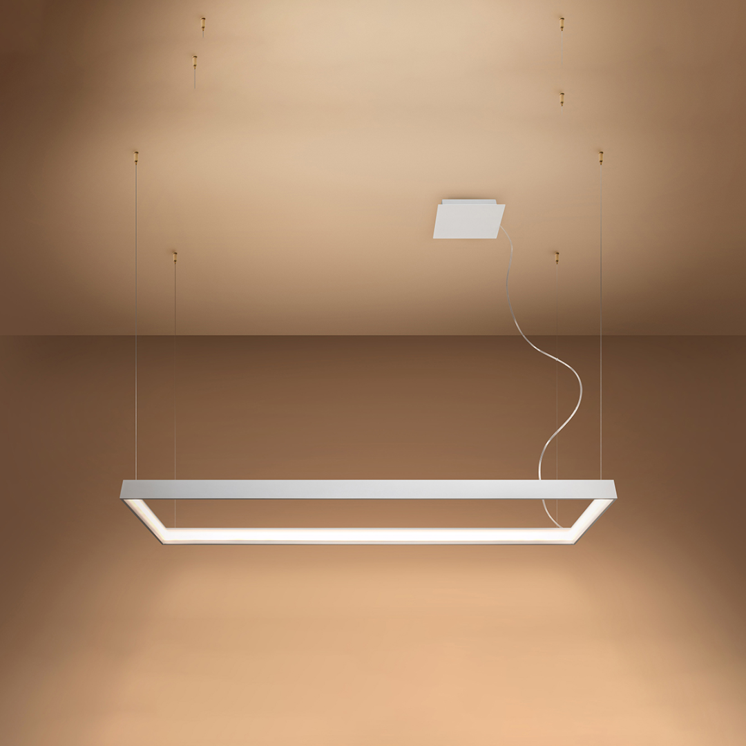 Żyrandol TUULA M biały LED 3000K - 15441