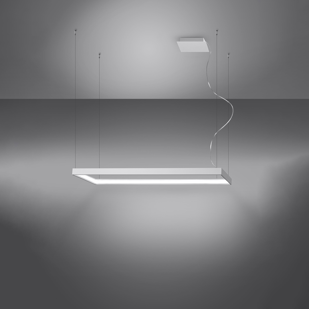 Żyrandol TUULA M biały LED 4000K - 15476