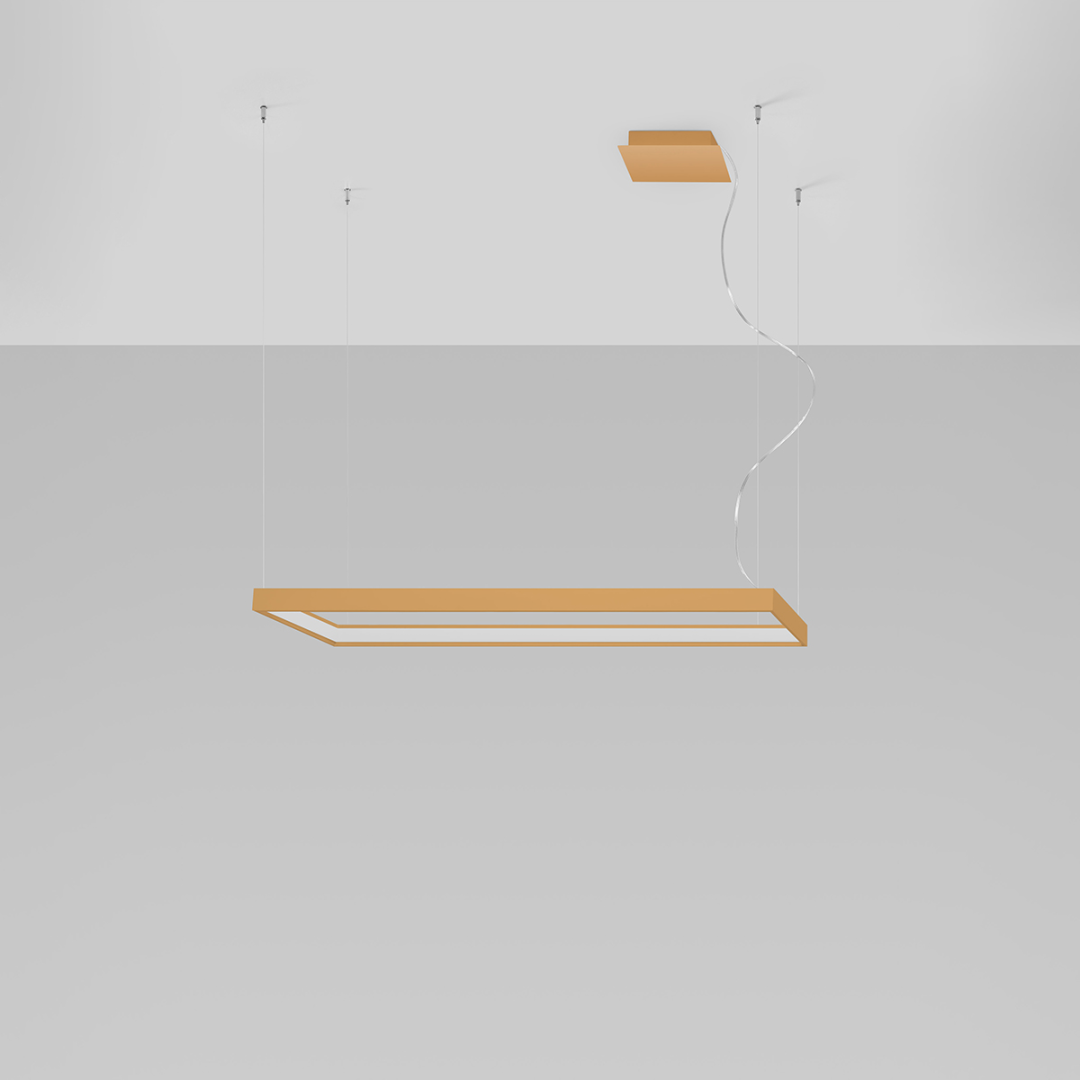 Żyrandol TUULA M złoty LED 4000K - 15500