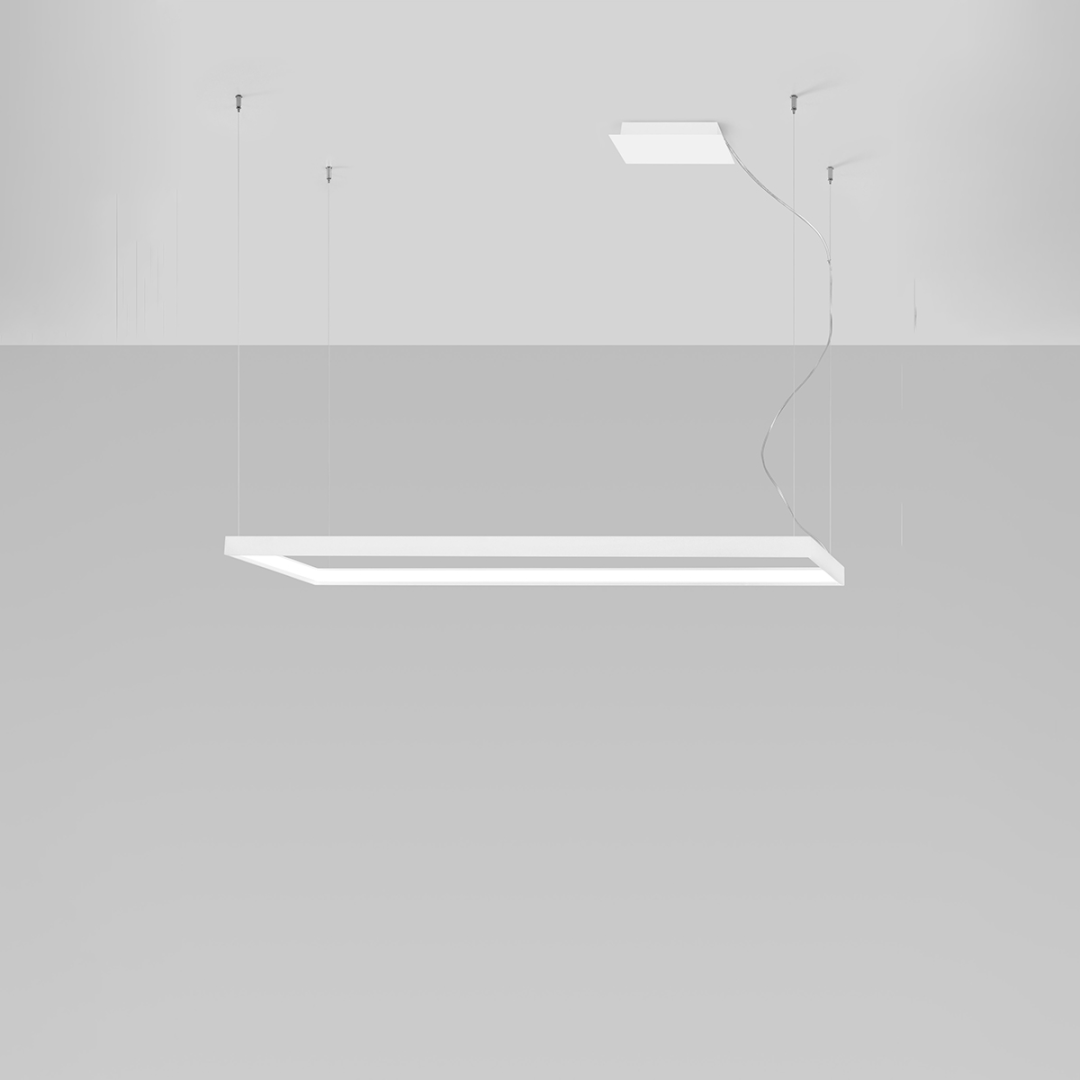 Żyrandol TUULA L biały LED 4000K - 15547