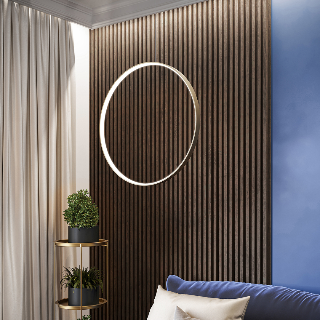 Lampa wisząca RIO 110 złota LED 4000K - 15581