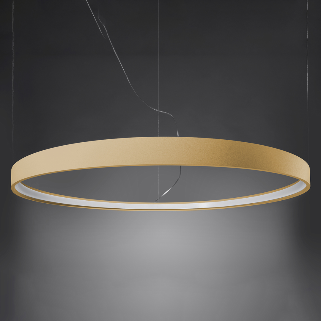 Żyrandol RIO 78 złoty LED 3000K - 15612