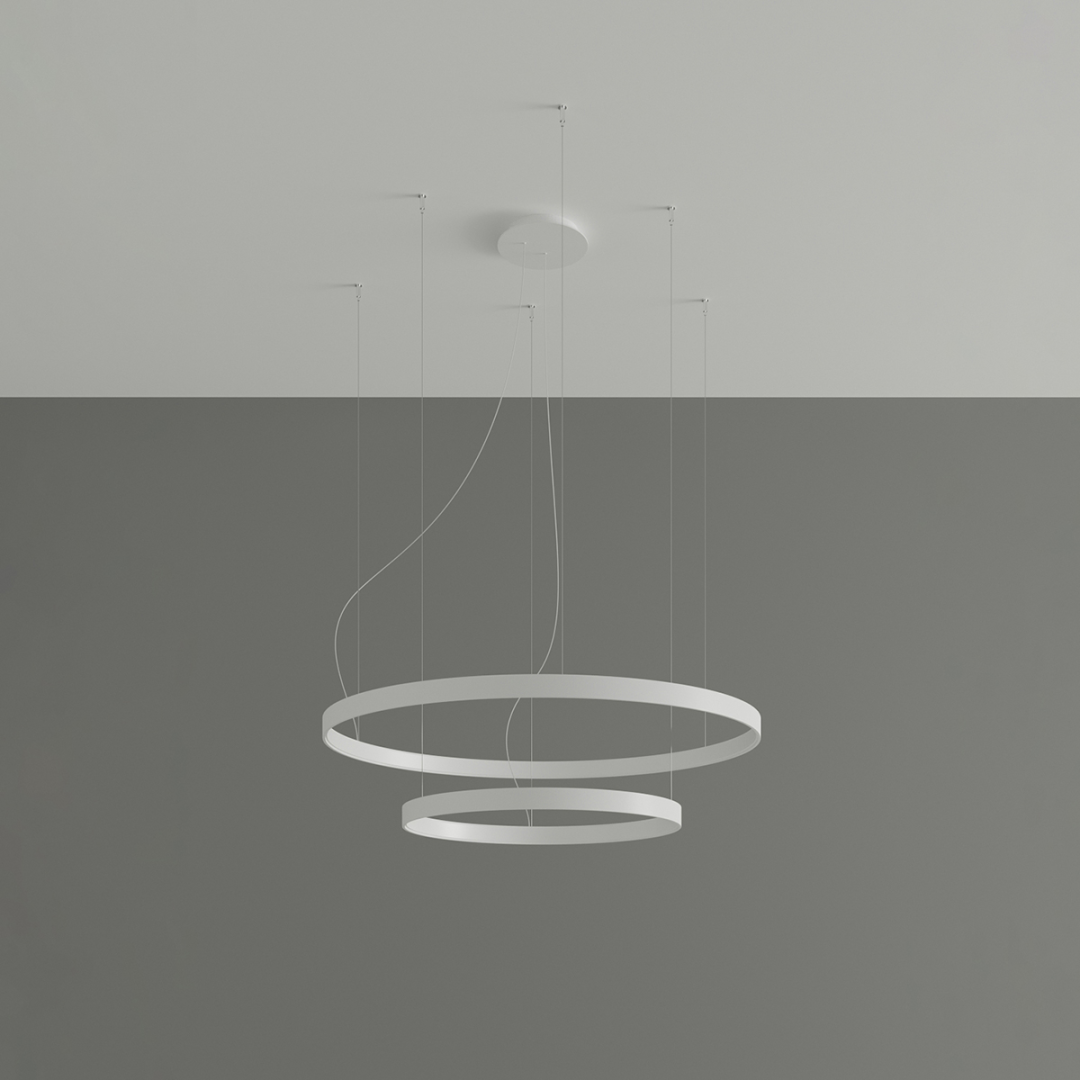 Żyrandol RIO 2 55/78 biały LED 3000K - 15636