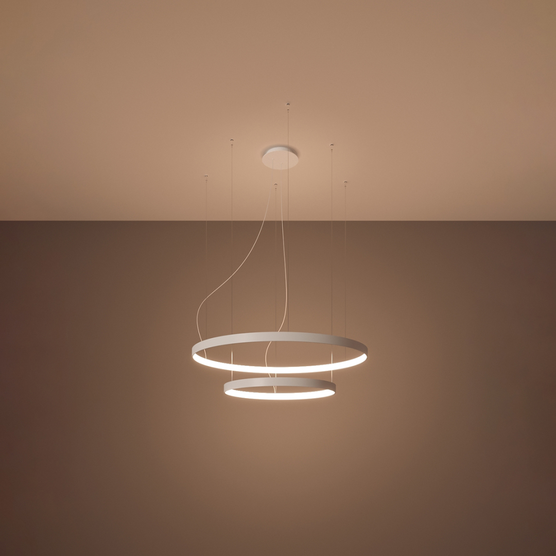 Żyrandol RIO 2 55/78 biały LED 3000K - 15637