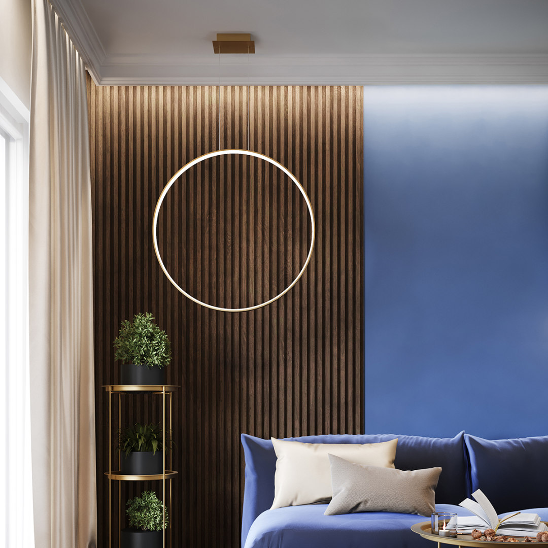 Lampa wisząca RIO 110 złota LED 3000K - 15661