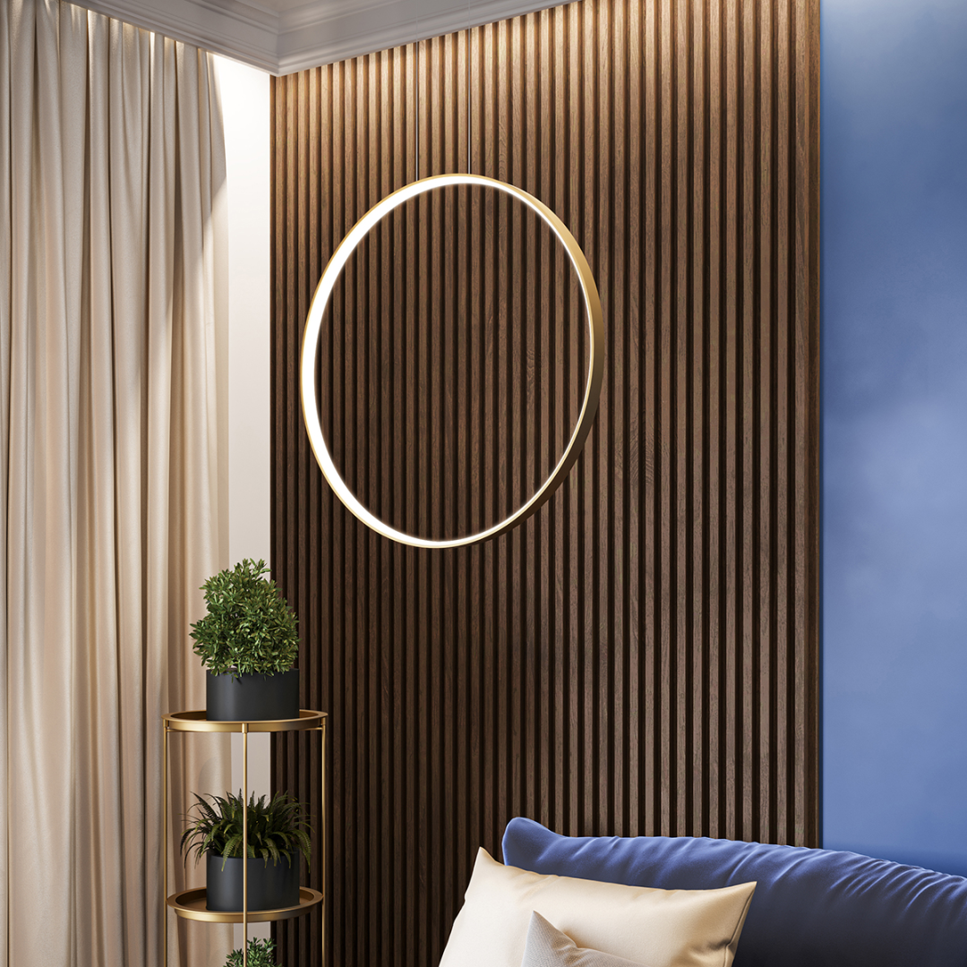 Lampa wisząca RIO 110 złota LED 3000K - 15662