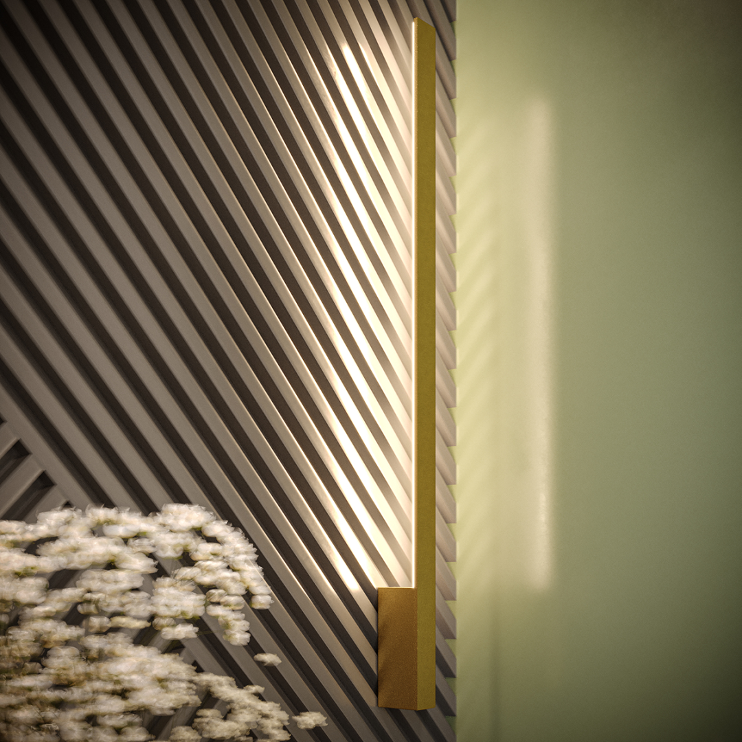 Kinkiet LAHTI L złoty LED 4000K - 15897