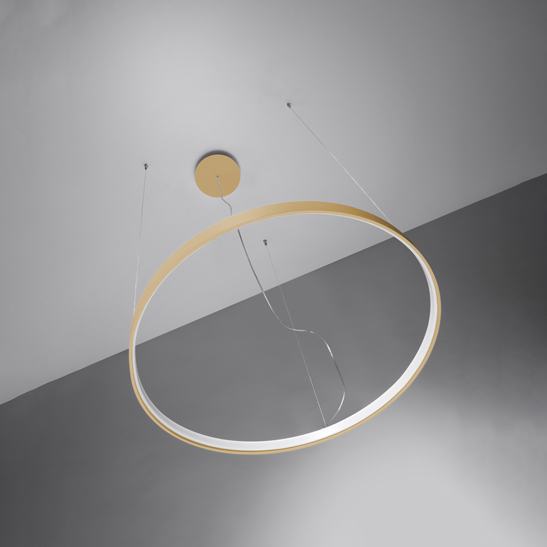 Żyrandol RIO 55 złoty LED 3000K - 16084