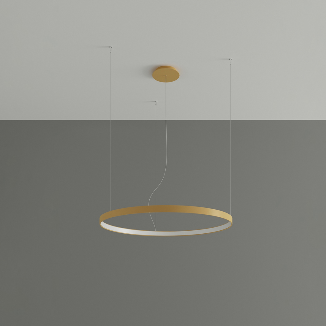 Żyrandol RIO 110 złoty LED 3000K - 16112