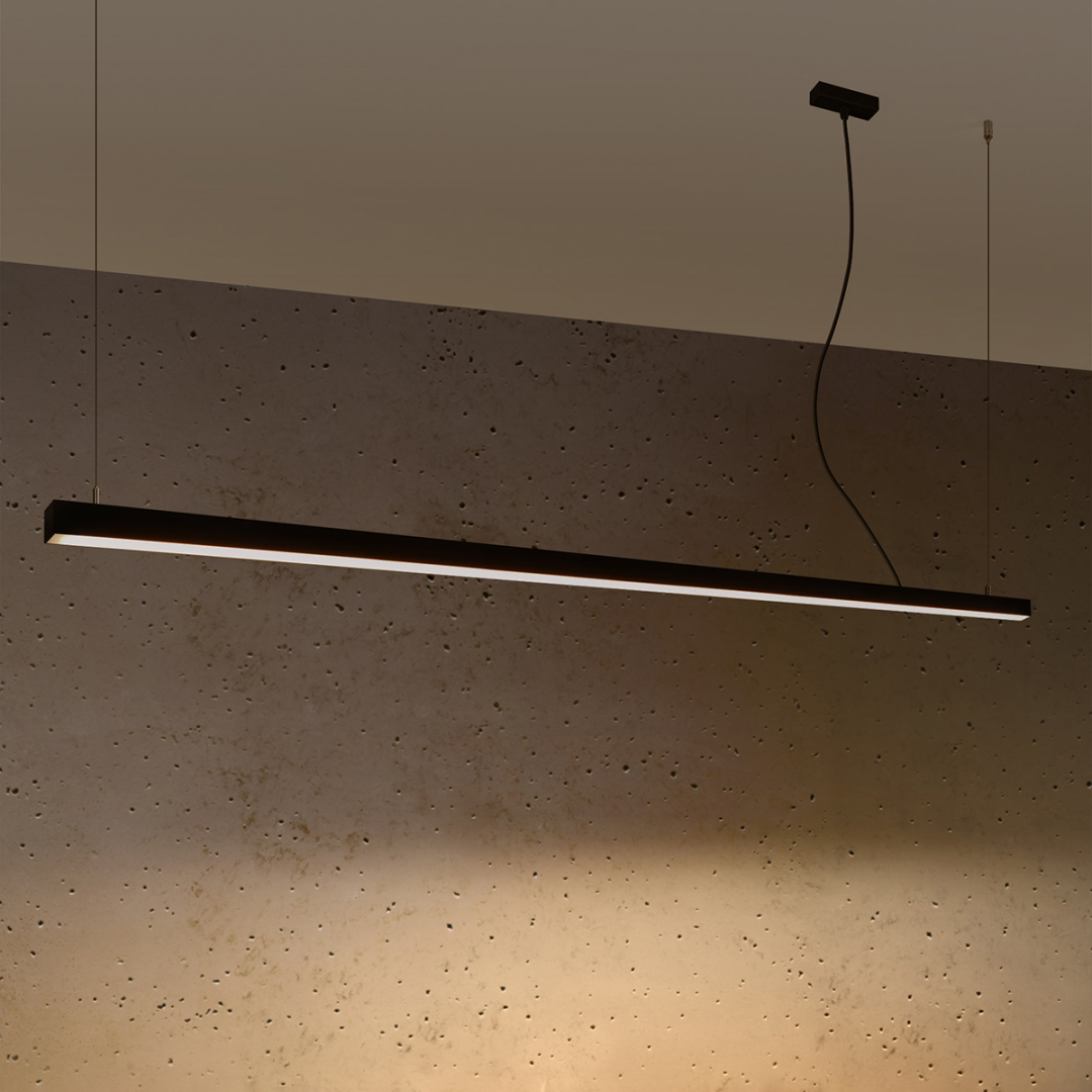 Lampa wisząca PINNE 200 czarna 3000K - 16276