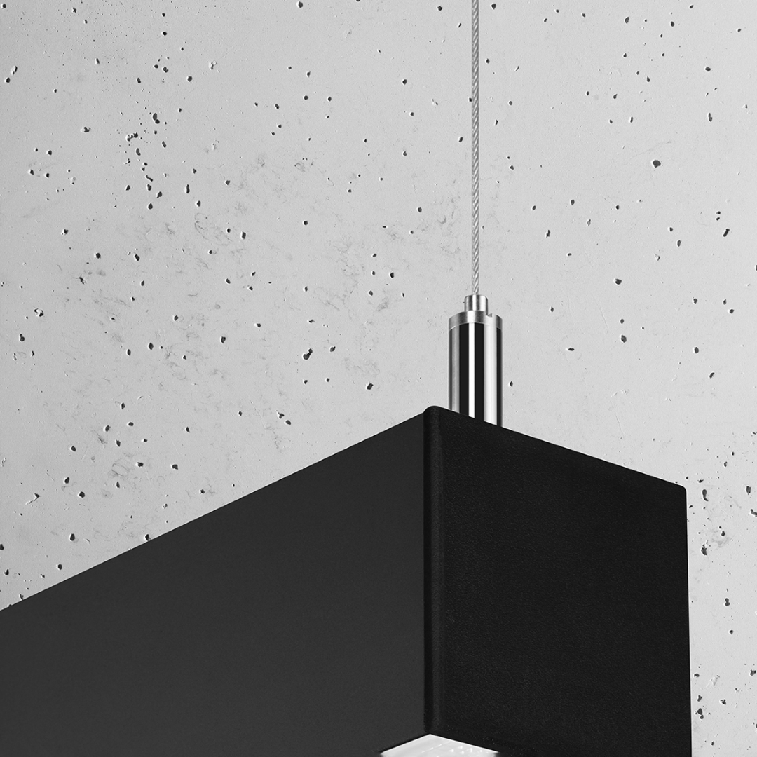 Lampa wisząca PINNE 200 czarna 3000K - 16277