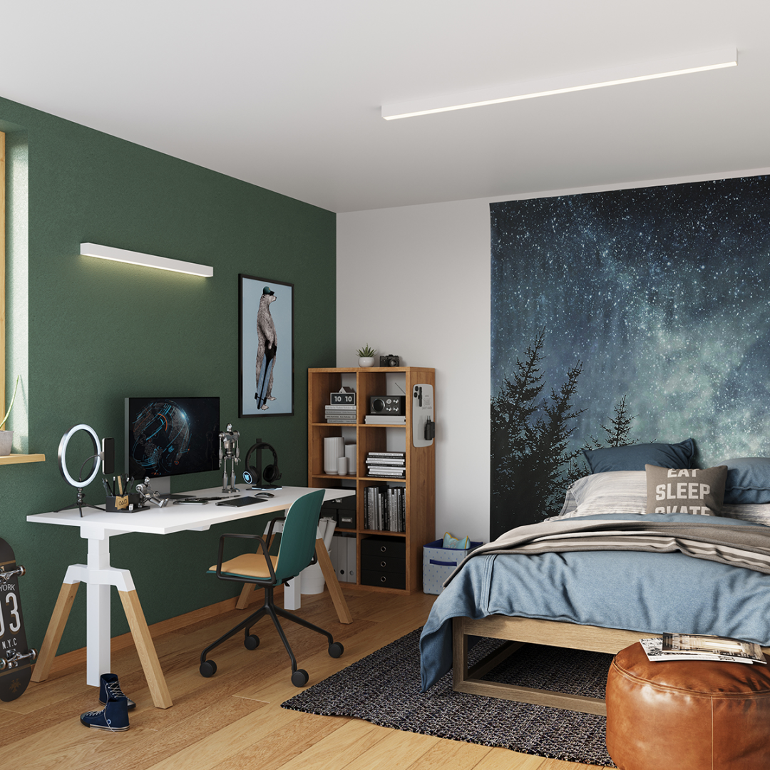 Plafon PINNE 200 biały 4000K - 16438