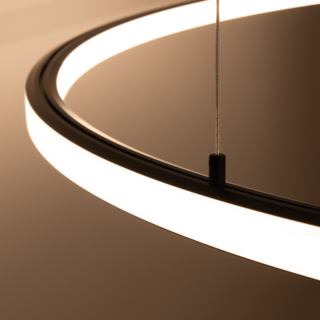 Żyrandol RISA 120 czarny LED 3000K - 16575