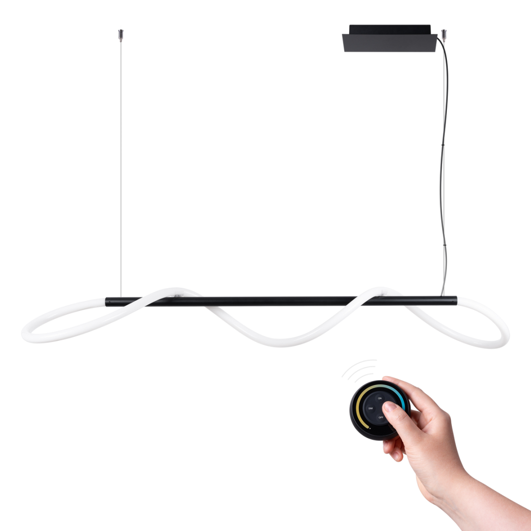 Lampa wisząca GALAKSE 148 czarna LED 2700-6500K - 16619