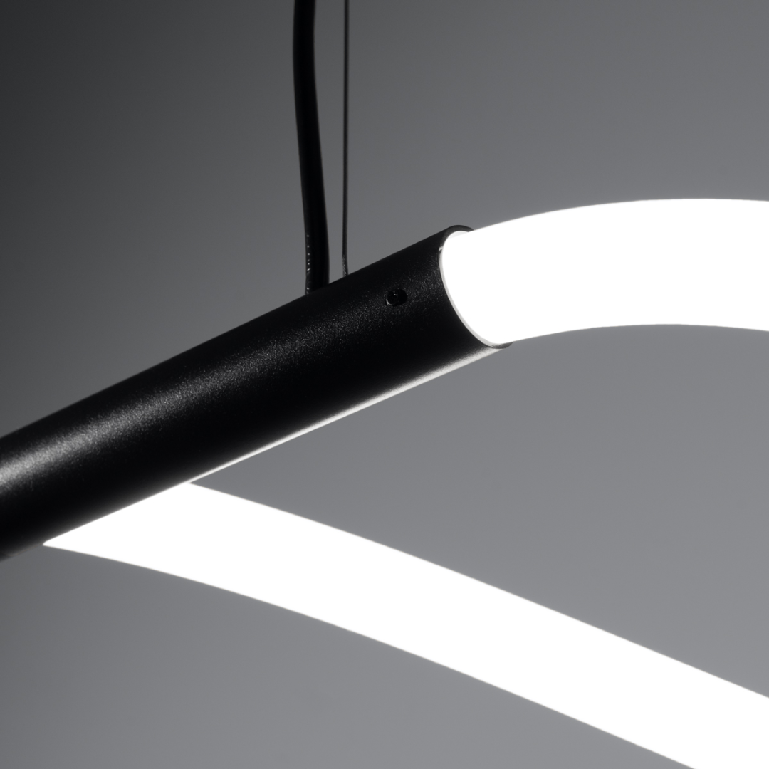 Lampa wisząca GALAKSE 148 czarna LED 2700-6500K - 16628