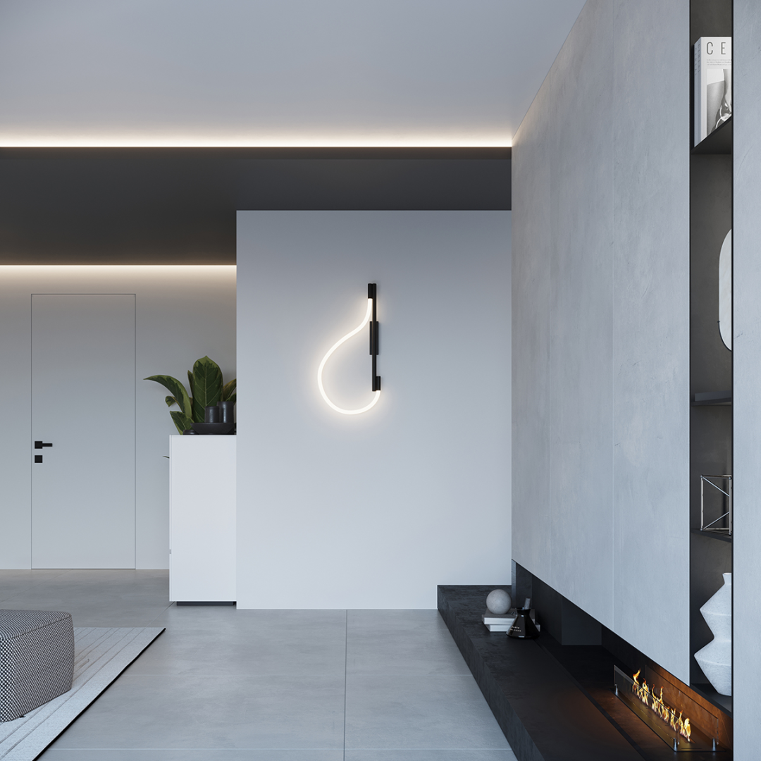 Kinkiet GALAKSE czarny LED 2700-6500K - 16635