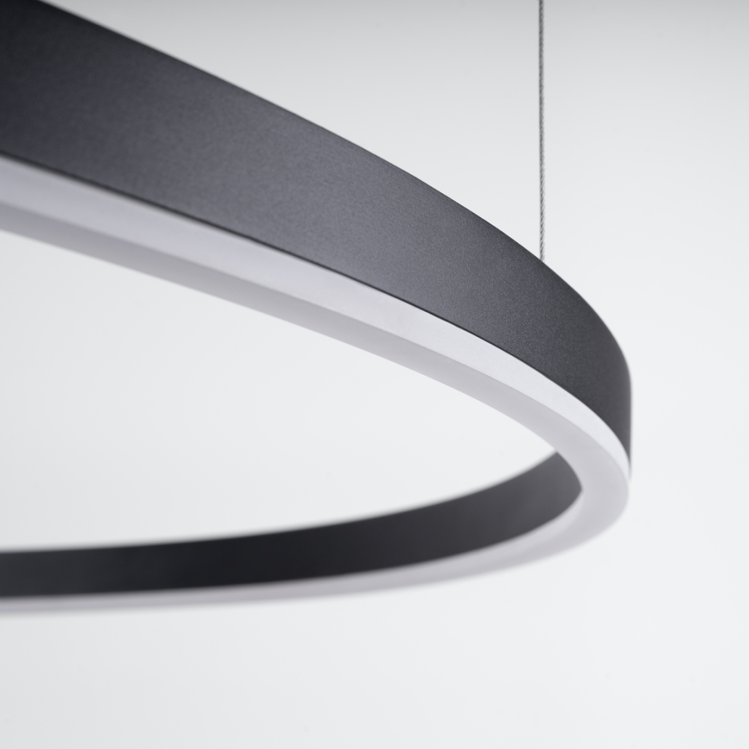 Żyrandol ODA 80 czarny LED 3000K - 16655