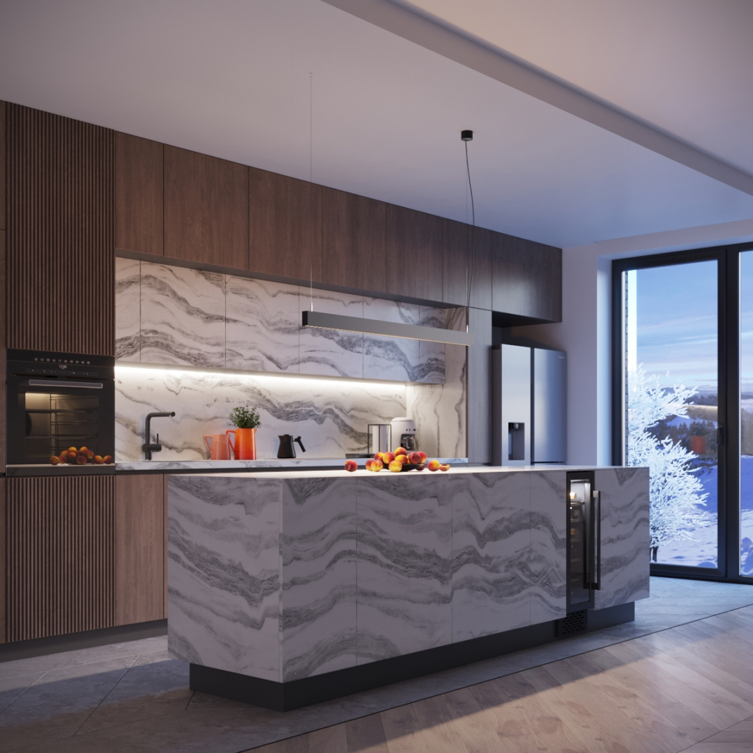 Lampa wisząca SOREN czarna LED 4000K - 16700