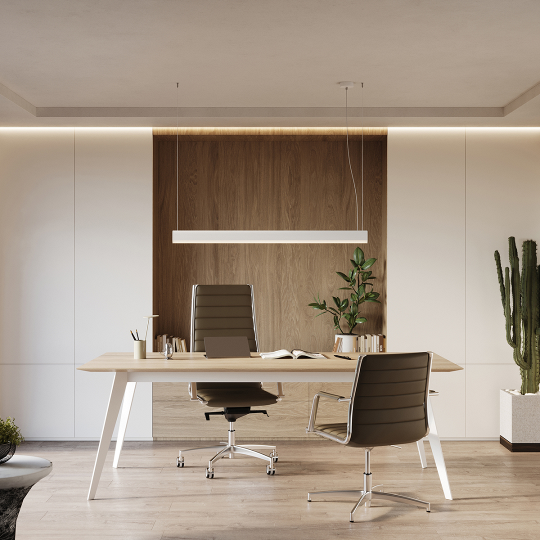 Lampa wisząca FARGE biała LED 3000K - 16712