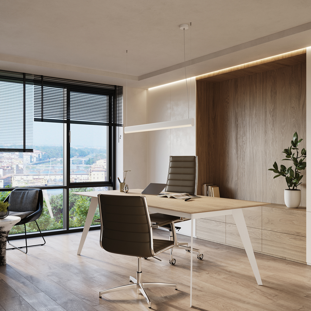 Lampa wisząca FARGE biała LED 3000K - 16713