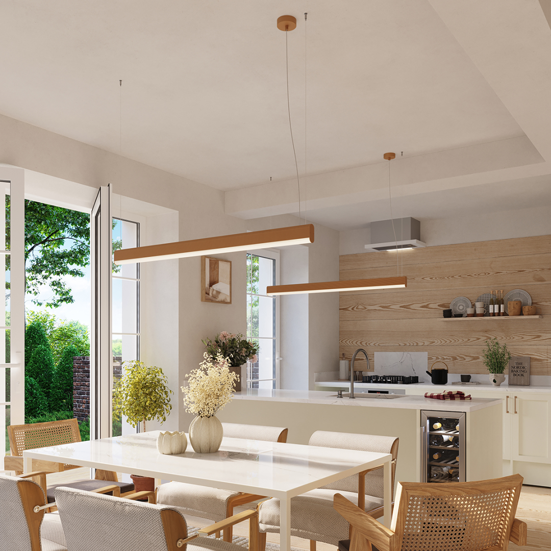 Lampa wisząca FARGE złota LED 3000K - 16727